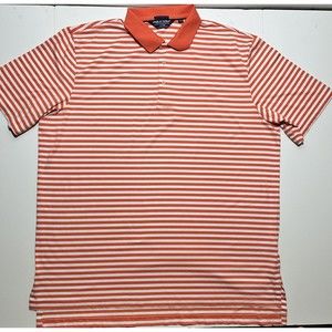 Ralph Lauren Polo Golf Shirt Mens Size XXL Casual Relaxed Striped Pima Cotton